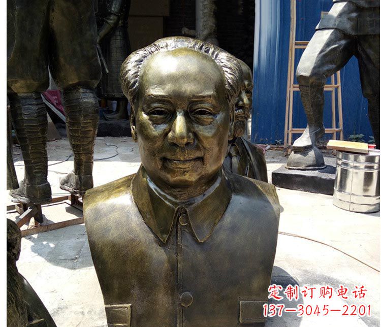 福建铜雕伟人毛主席胸像
