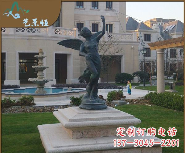 福建铜雕西方天使人物雕塑1