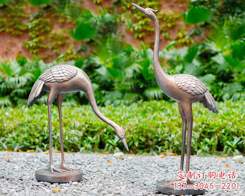 福建推荐仿真仙鹤动物雕塑