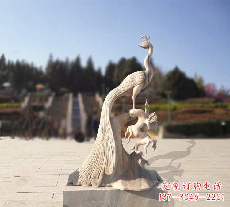 福建晚霞红孔雀石雕