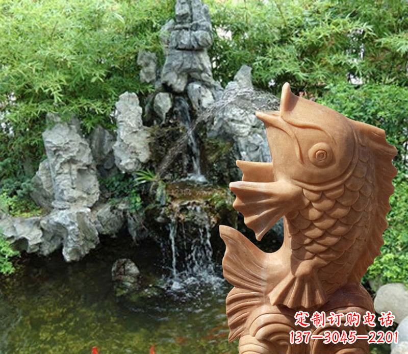 福建晚霞红鲤鱼喷泉