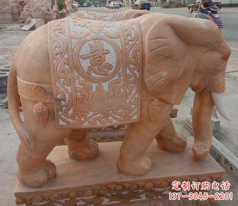 福建晚霞红如意动物大象