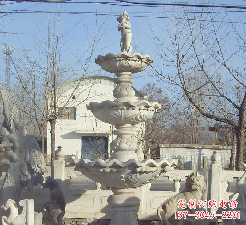 福建晚霞红石雕风水球图片
