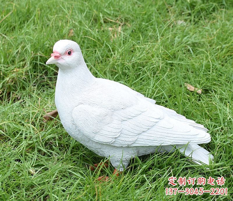 福建潍坊和平鸽雕塑女孩