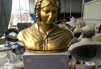 福建南丁格尔玻璃钢头像雕塑，高品质艺术定制