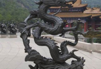 福建超群绝伦的盘龙铜雕