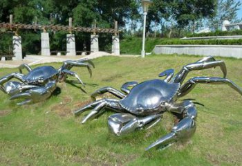 福建精美不锈钢螃蟹雕塑