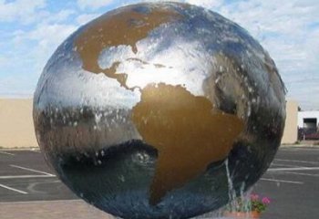 福建国际化地球喷泉雕塑