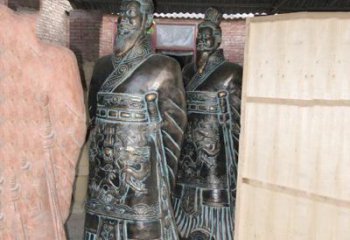 福建珍贵的秦始皇青铜雕像