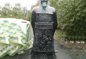 福建中领雕塑推出珍贵的秦始皇铜雕塑，这是一件…