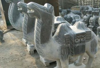 福建青石骆驼雕，把动物活灵活现