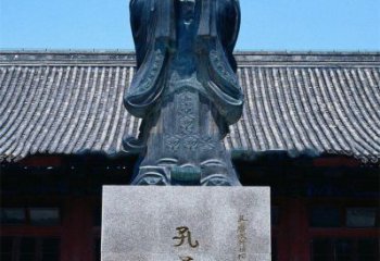 福建传承古代文化——青铜孔子雕塑