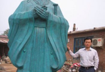 福建来自中国历史的经典孔子雕塑