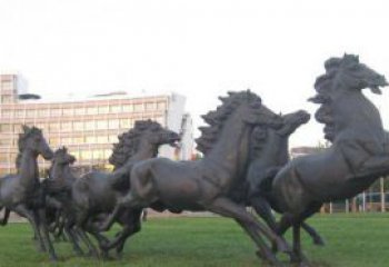 福建群马公园动物铜雕，让艺术描绘你的故事