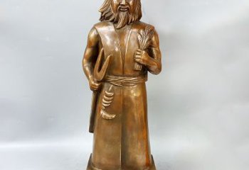福建尊贵的神农大帝铜雕塑