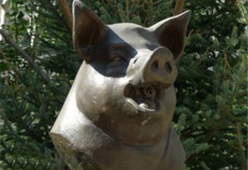 福建十二生肖猪首铜雕，让你敬佩万年历史的艺术精髓