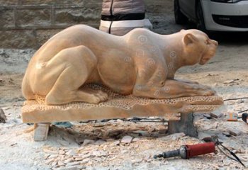 福建中领雕塑：精美雕刻豹雕塑