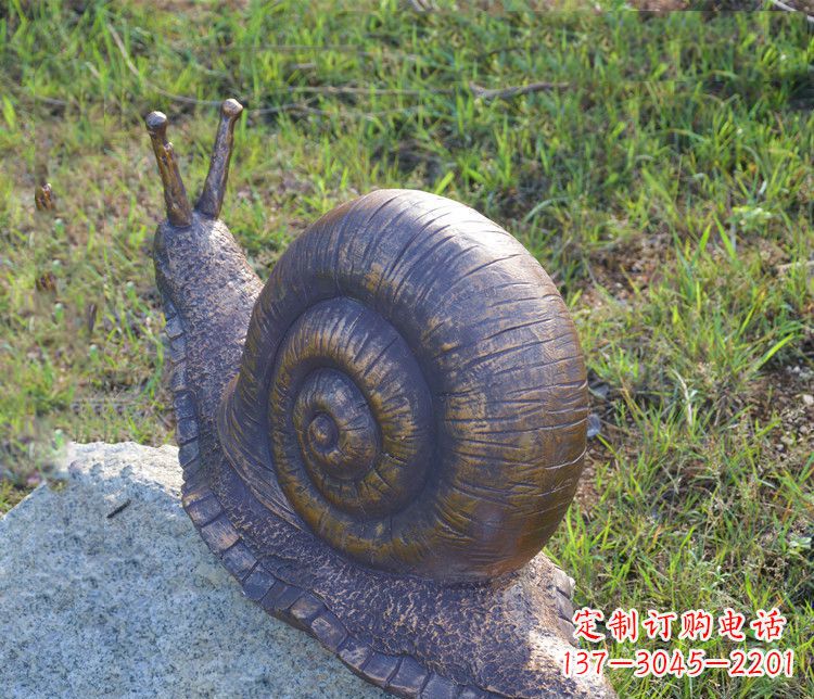 福建蜗牛铜雕
