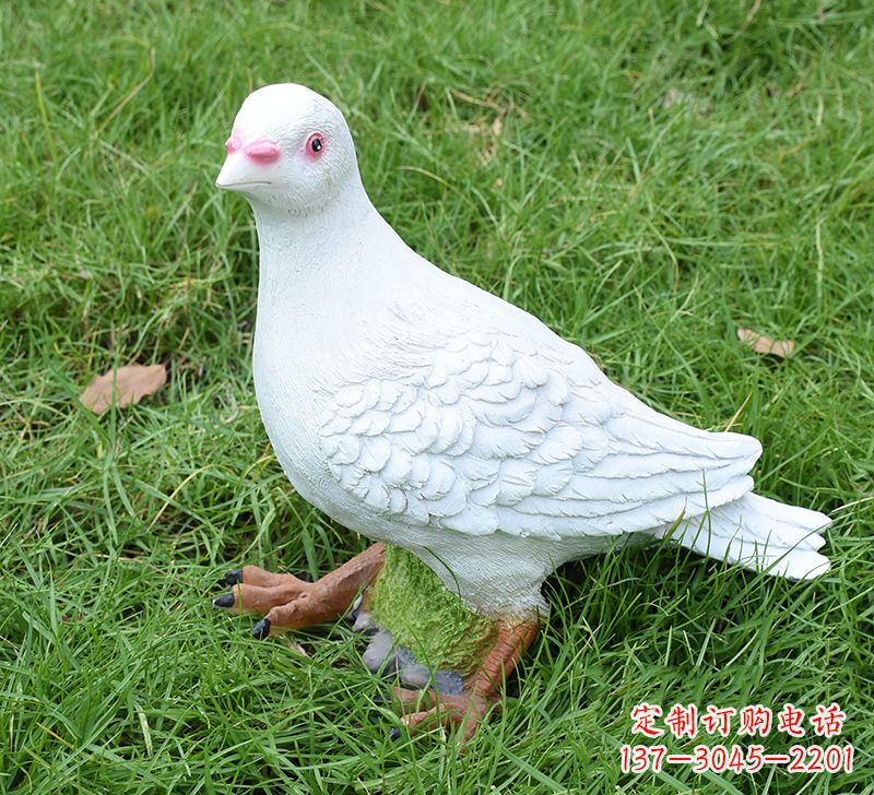 福建西方的鸽子雕塑