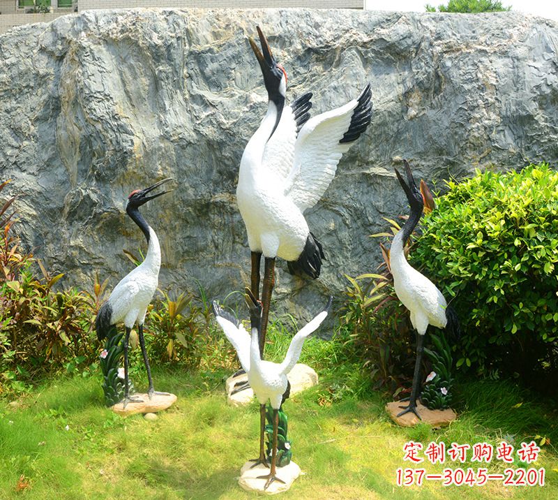 福建仙鹤雕塑 墓地