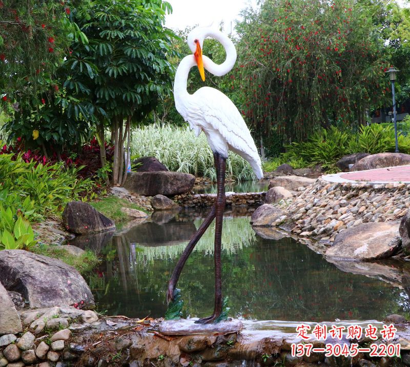 福建仙鹤雕塑摆件