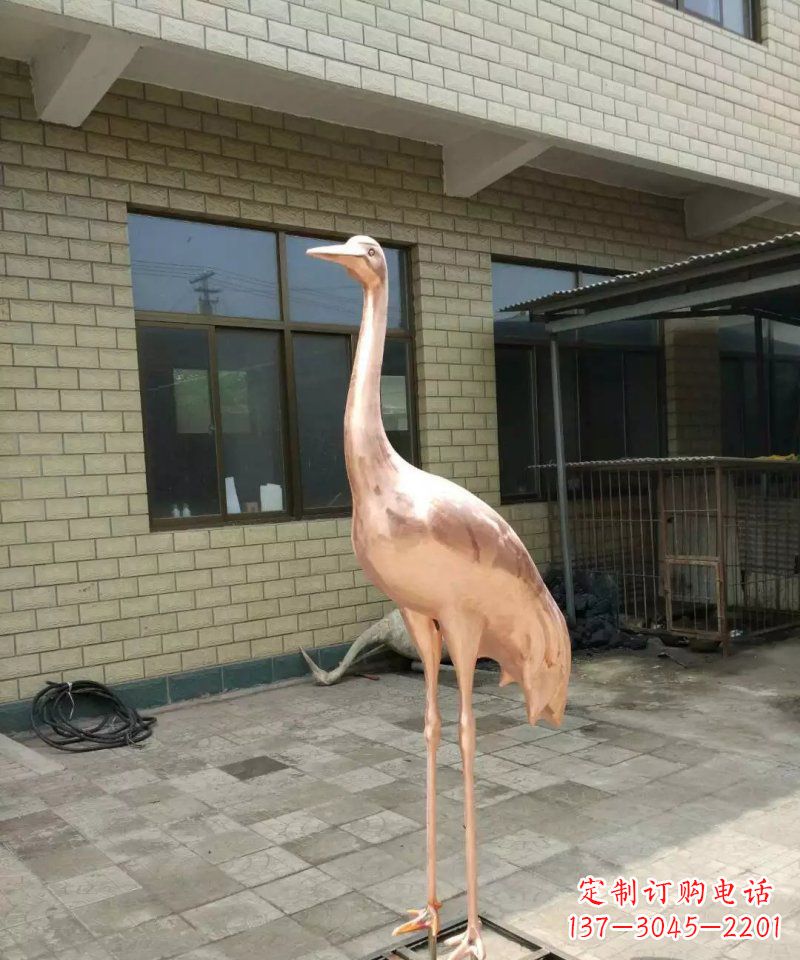 福建仙鹤公园动物铜雕
