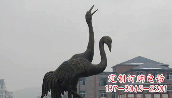 福建仙鹤公园景观铜雕
