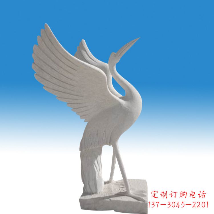 福建仙鹤砂岩雕塑