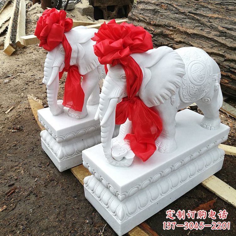 福建现代石雕大象