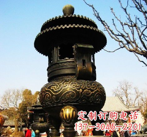 福建香炉铜雕塑