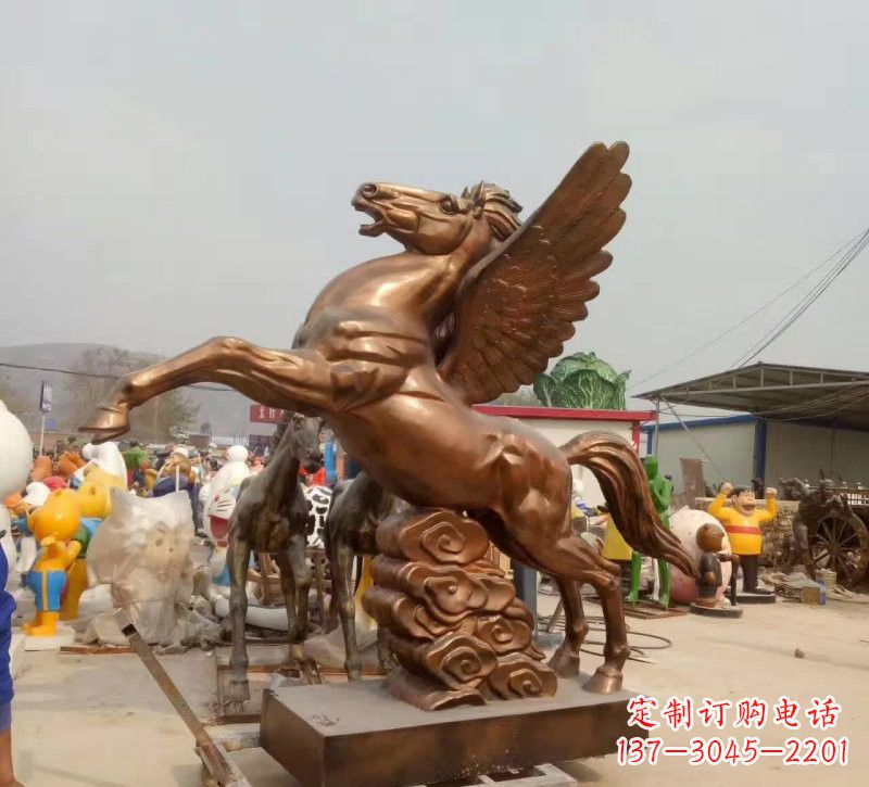 福建祥云飞马铜雕