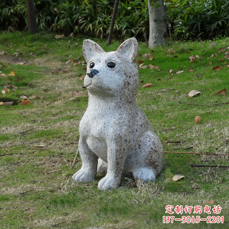福建小狗花岗岩石雕