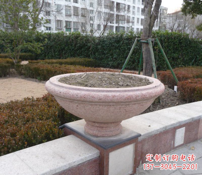福建小区花盆石雕