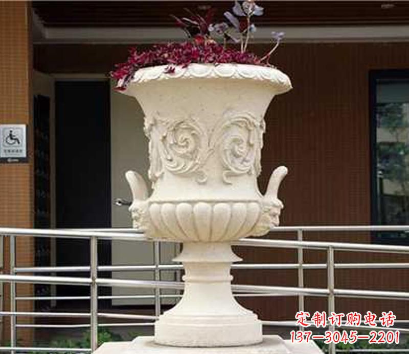 福建小区花盆景观石雕