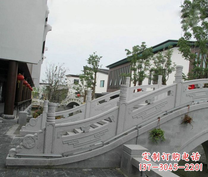 福建小区景观大理石拱桥