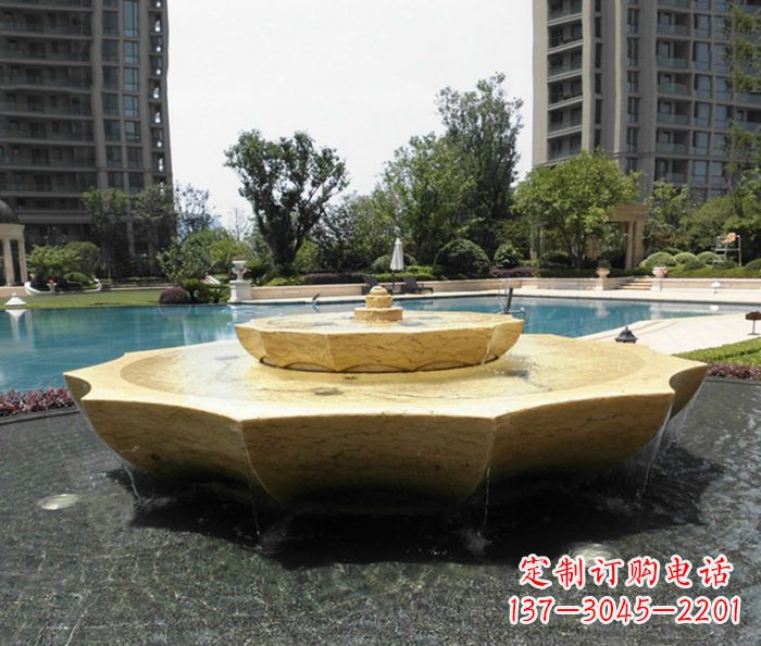 福建小区景观大理石喷泉石雕 (6)