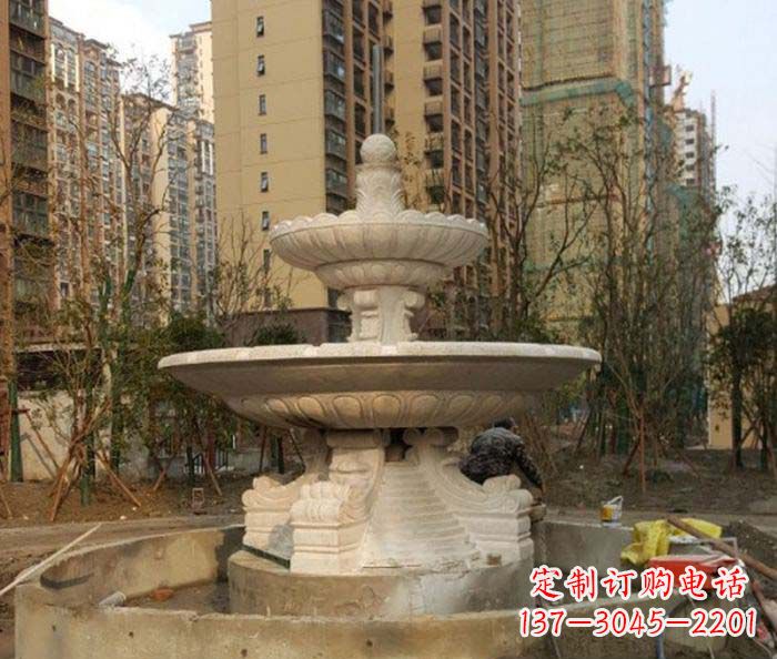 福建小区景观大型喷泉石雕 (3)