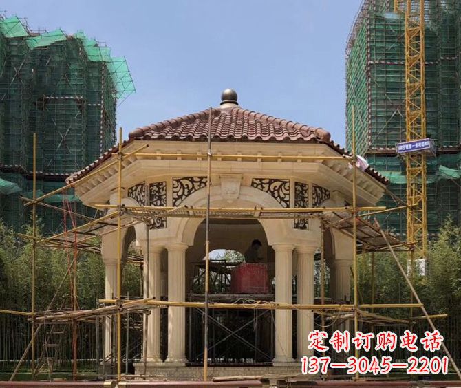 福建小区景观欧式凉亭石雕