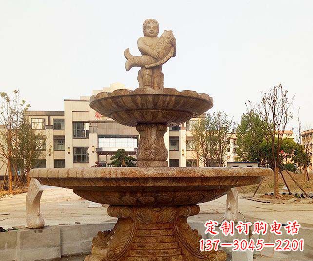 福建小区景观欧式喷泉石雕