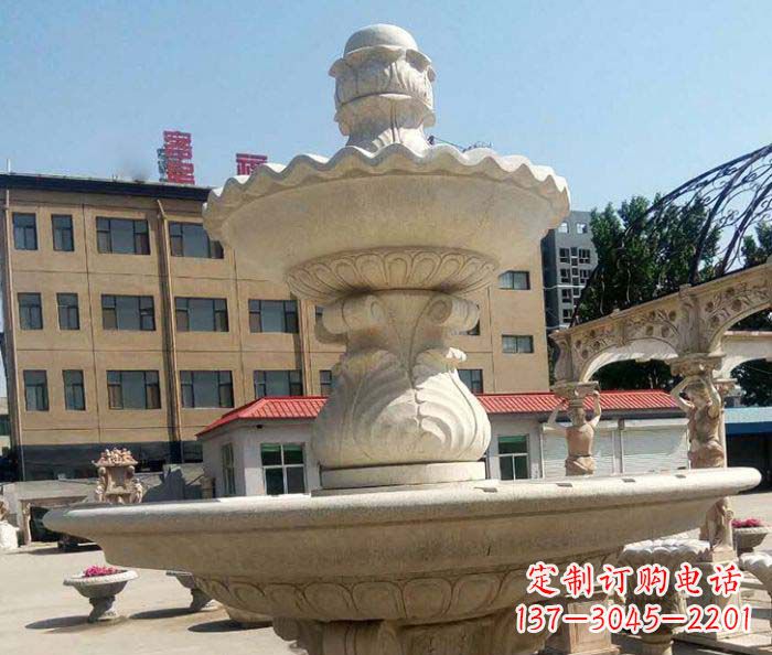 福建小区景观砂岩大型喷泉石雕