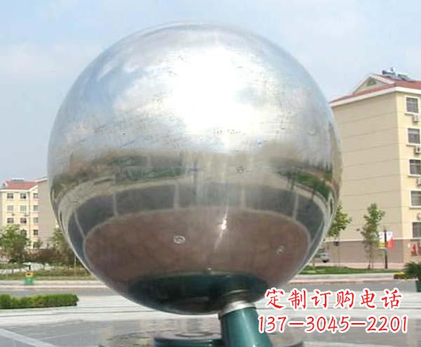 福建校园不锈钢抽象地球仪雕塑