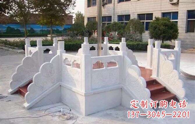 福建校园汉白玉升旗台