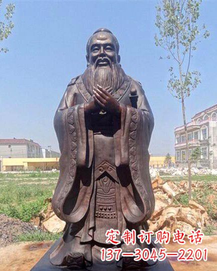 福建校园孔子雕像 (2)