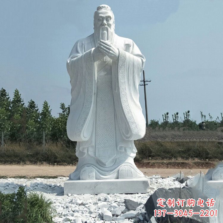 福建校园孔子人物雕像