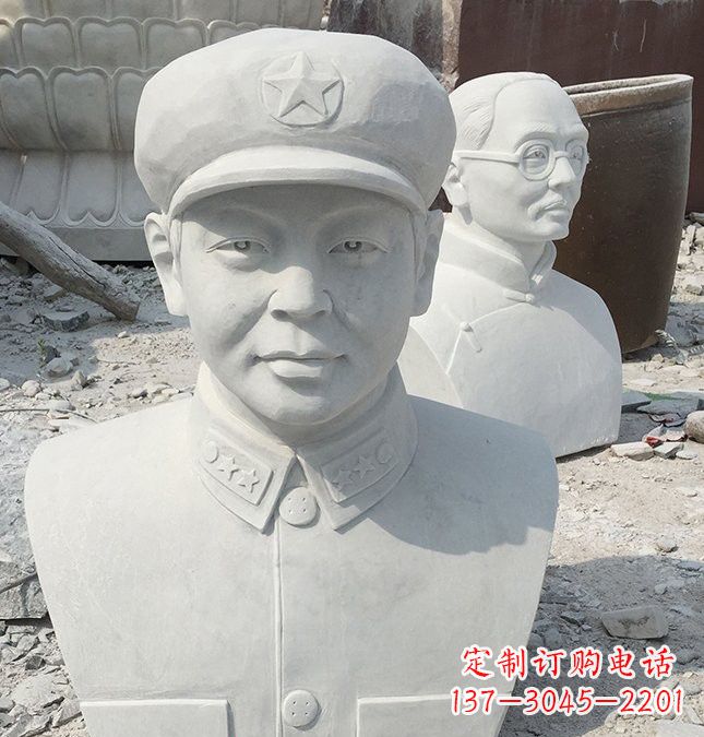 福建校园雷锋头像石雕