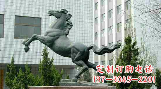 福建校园龙马精神铜雕