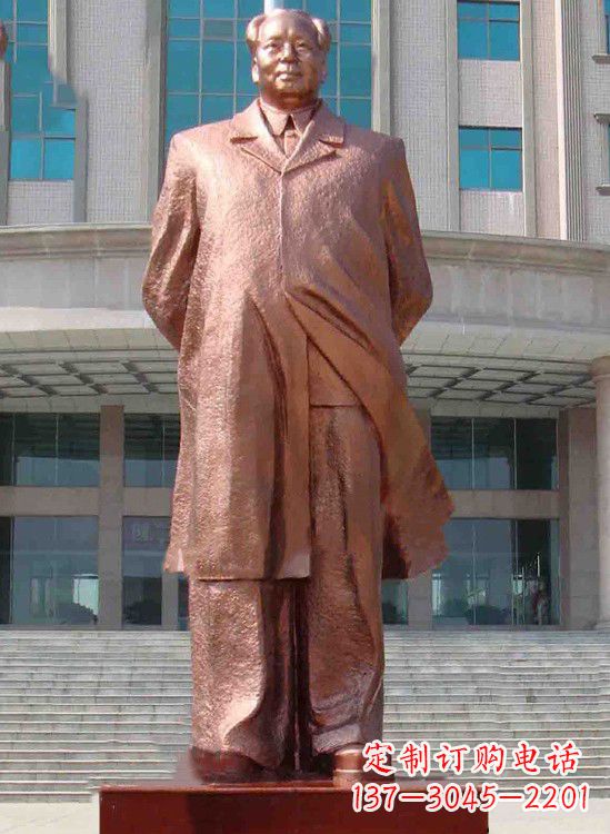 福建校园毛主席铜像