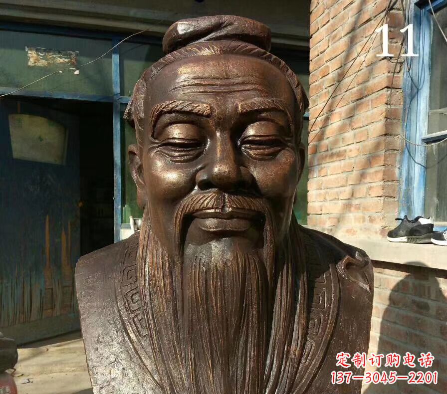 福建校园名人铜雕 人物雕塑