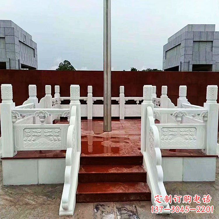 福建学校石雕升旗台