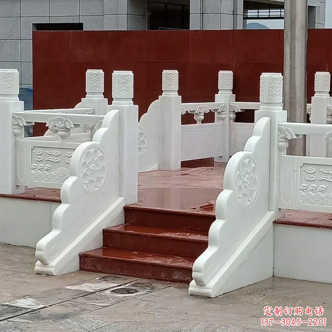 福建学校校园国旗台石雕